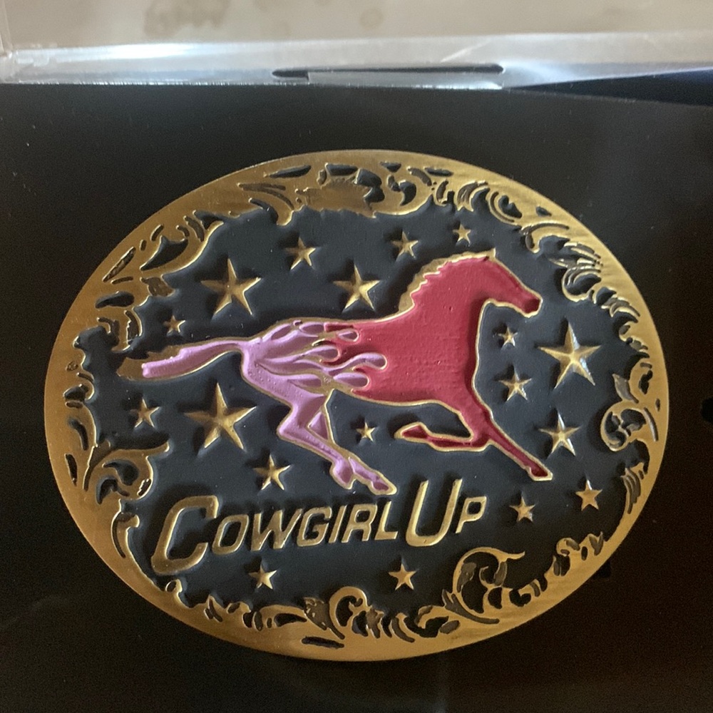 Montana Silversmiths “Cowgirl Up” Belt Buckle